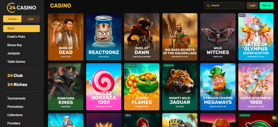 24casino slots