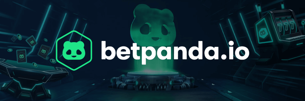 Betpanda banner for CryptoSpinners Offer page