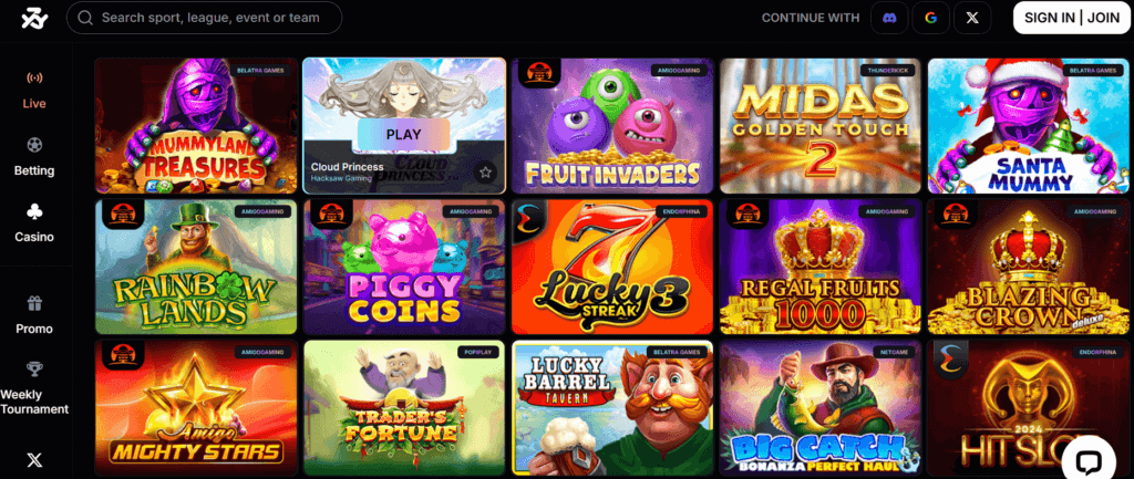 Bookmaker.xyz slots