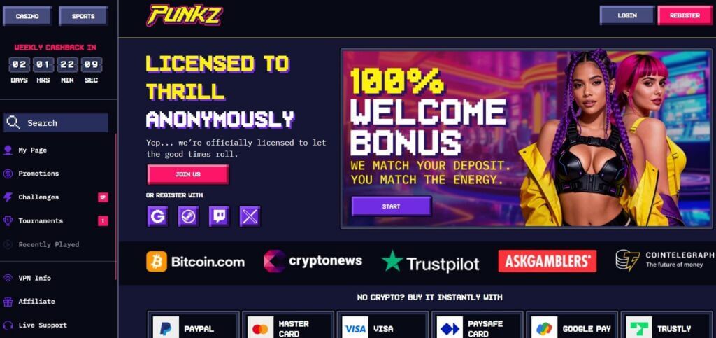 Casinopunkz casino