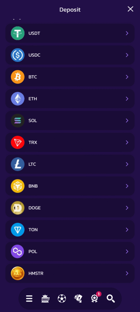 Bet25 cryptocurrencies