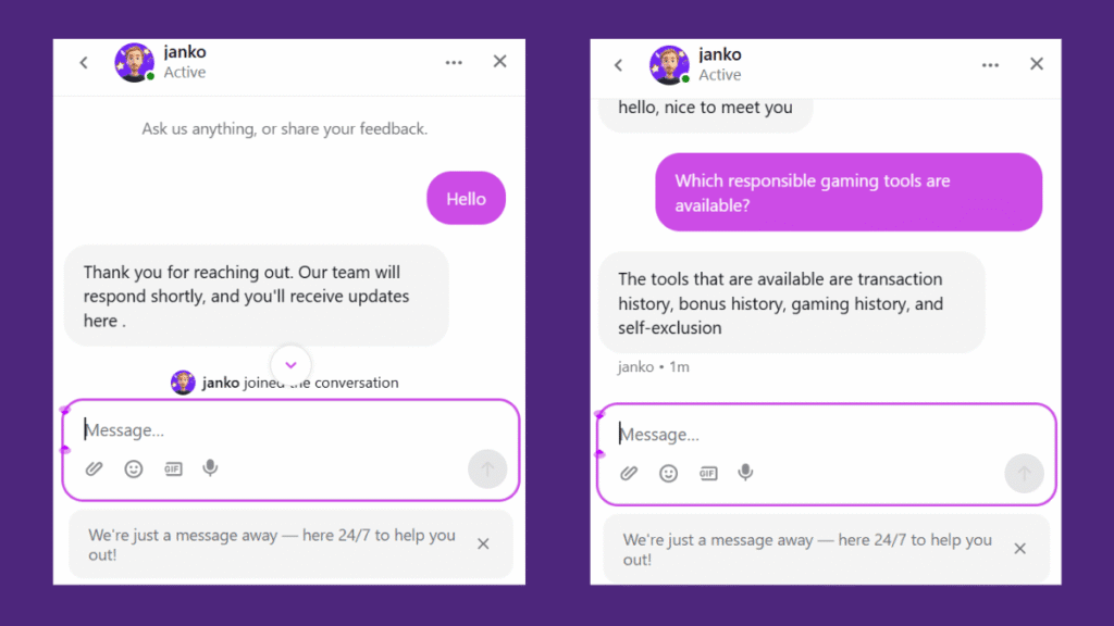 Bet25 customer support