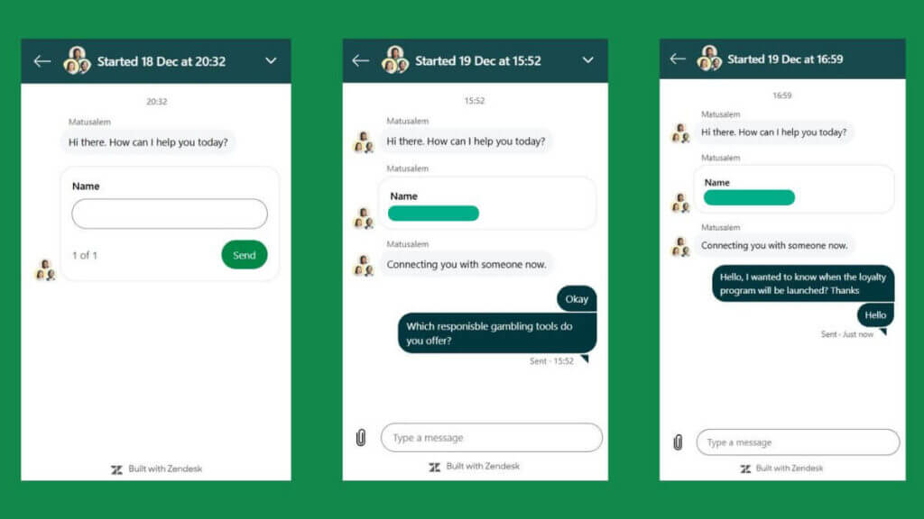 Zenobet customer support