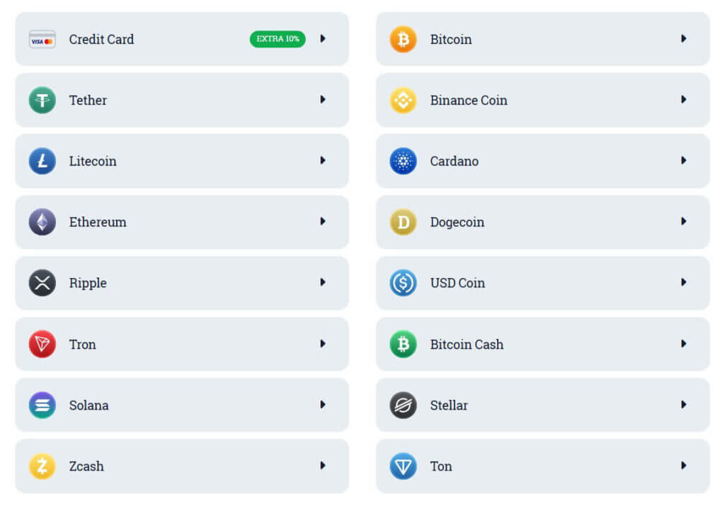 Bspin cryptocurrencies