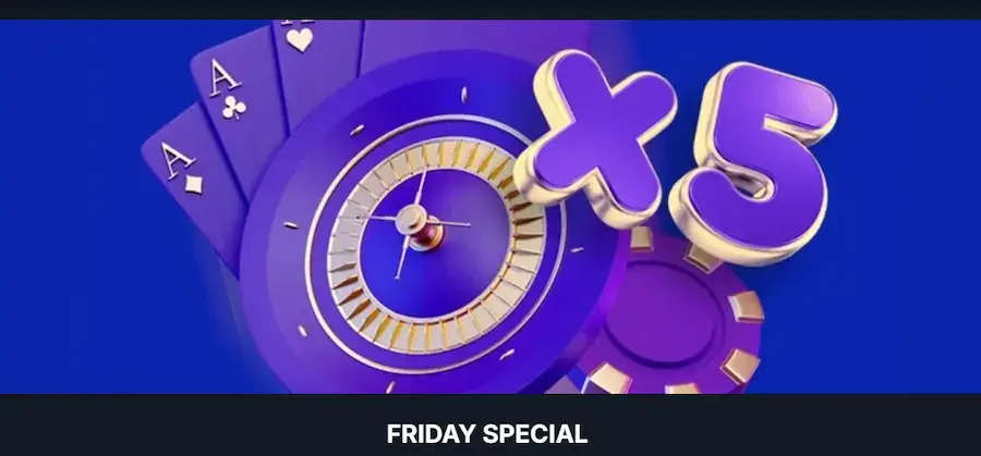 Friday Special for High Rollers at Casinobet Casino.
