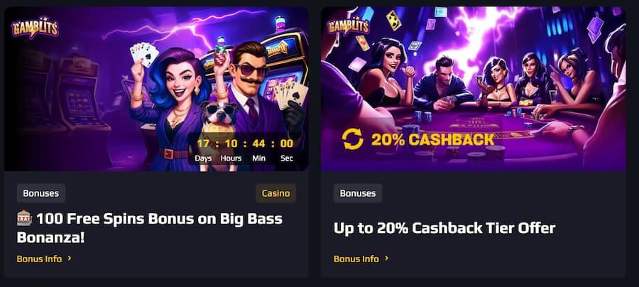 Gamblits offers available