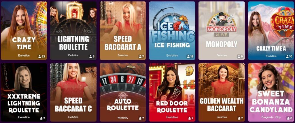 TrustDice live casino