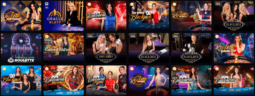 Jetset Spins live casino
