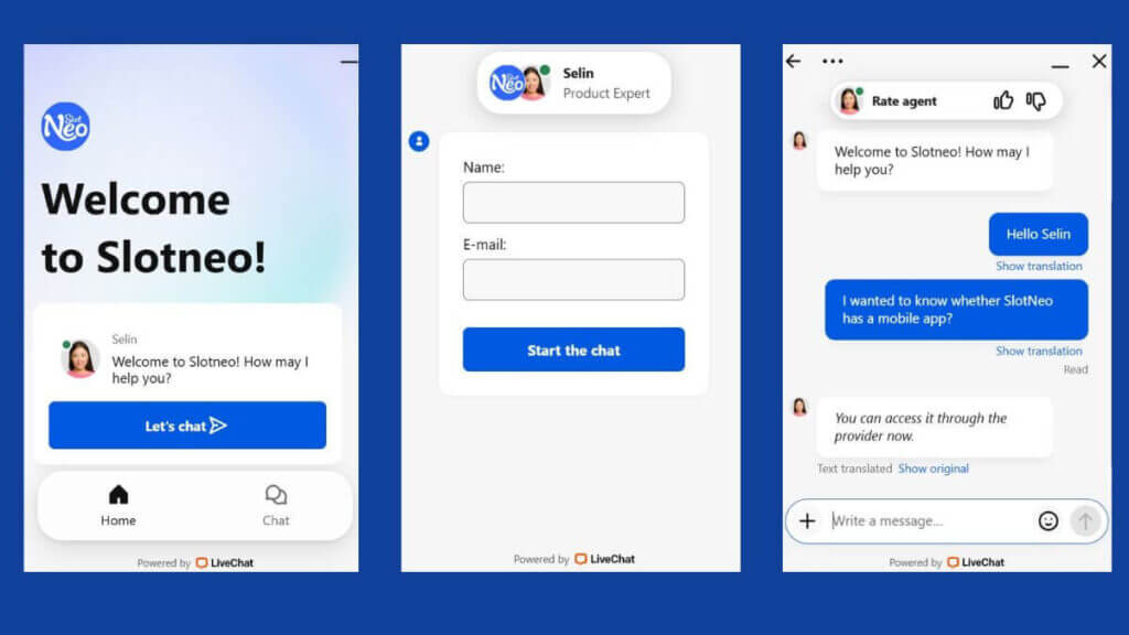 SlotNeo customer support