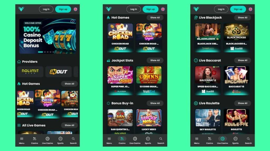 BetGoat mobile interface