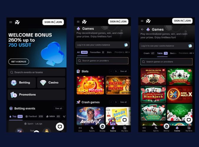 Bookmaker.xyz mobile experience
