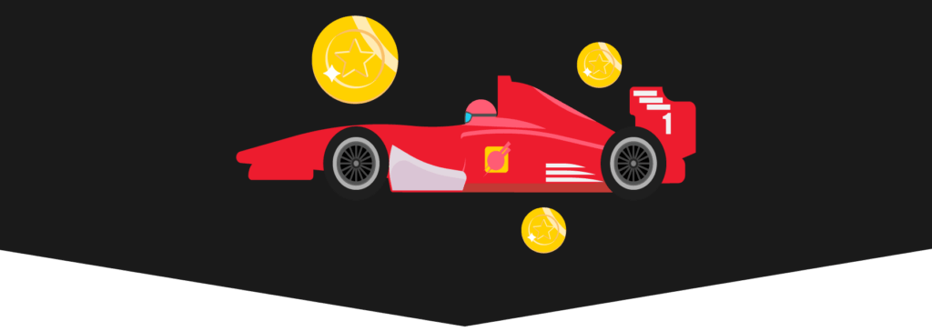 Illustration of motorsport fan tokens