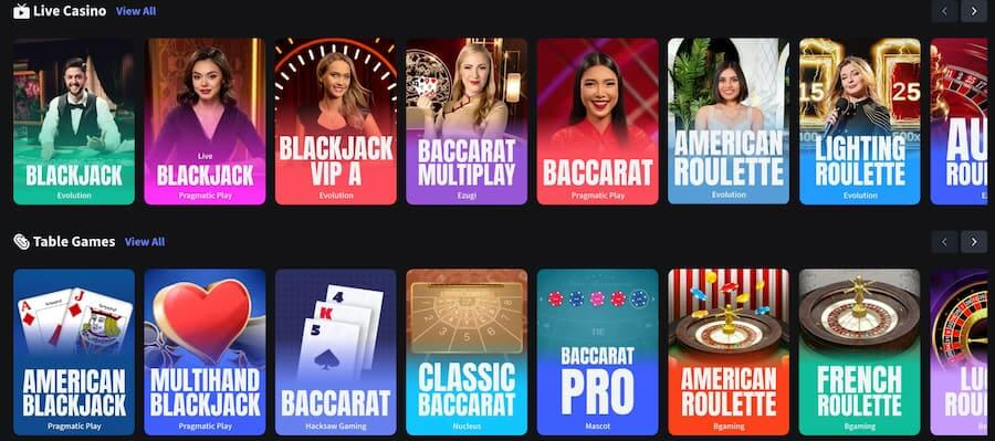 Live games