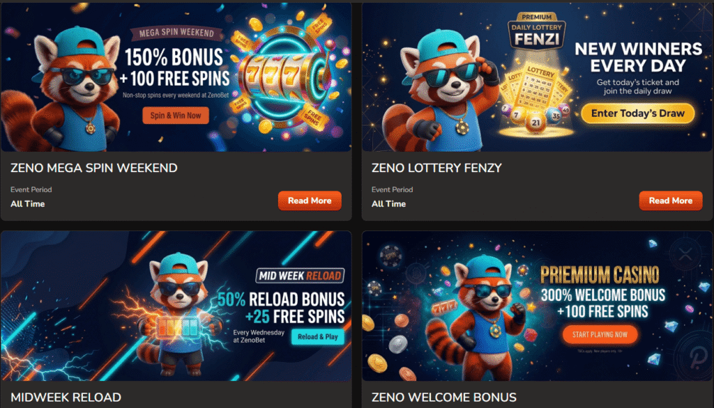 ZenoBet.io promotions