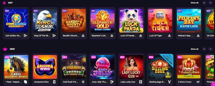 game selection