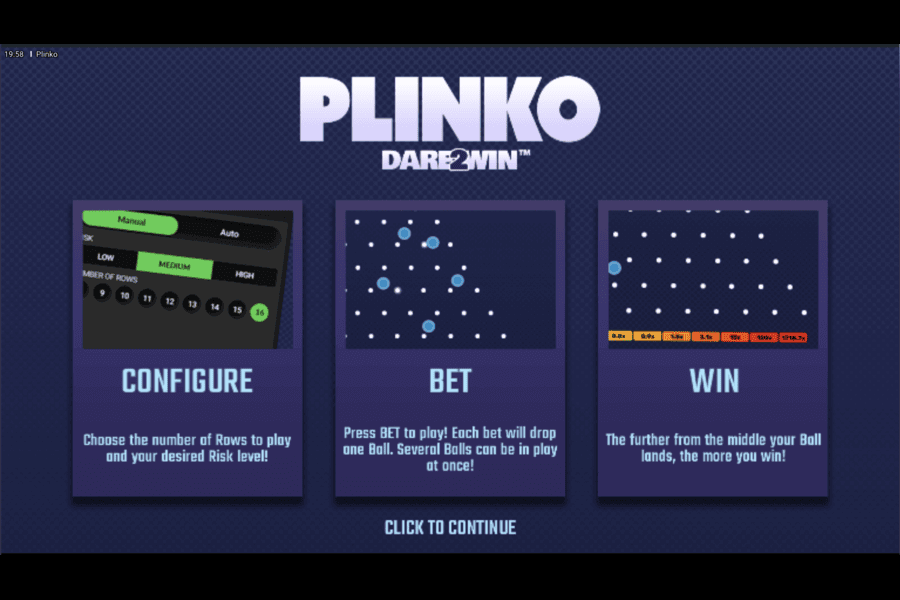 Plinko games dare2win mechanics