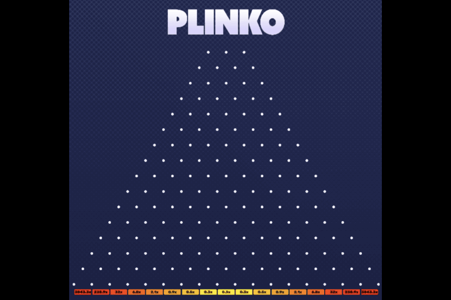 Plinko crypto games main design