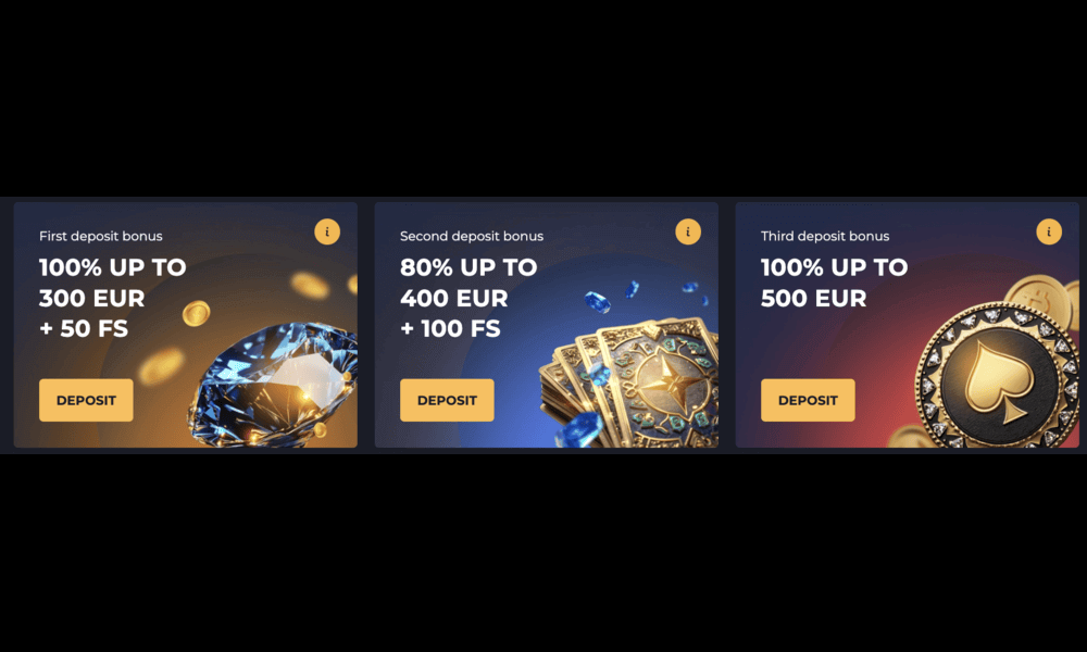 Bety Casino welcome bonus