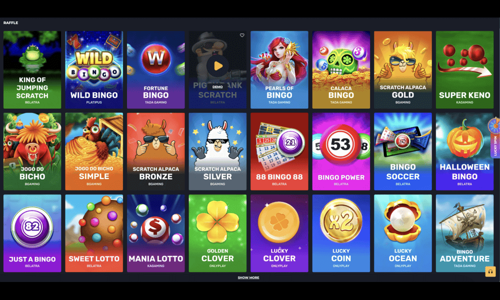 Other types of games at Bety
