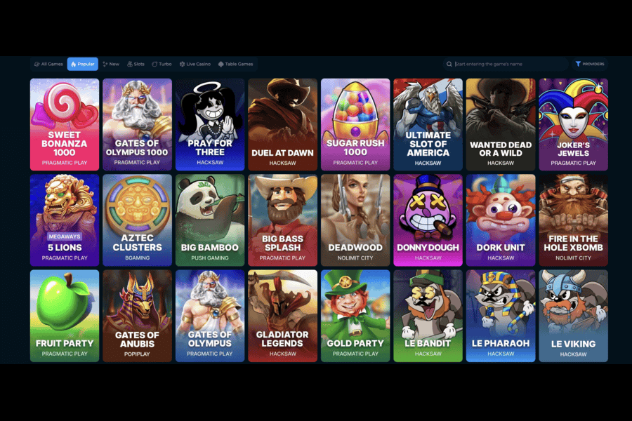 Luckiest review: popular games and slots