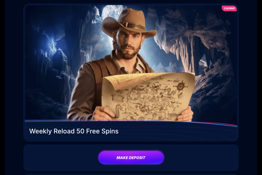  Free Spins with Weekly Reload Bonus at 0XBet Casino