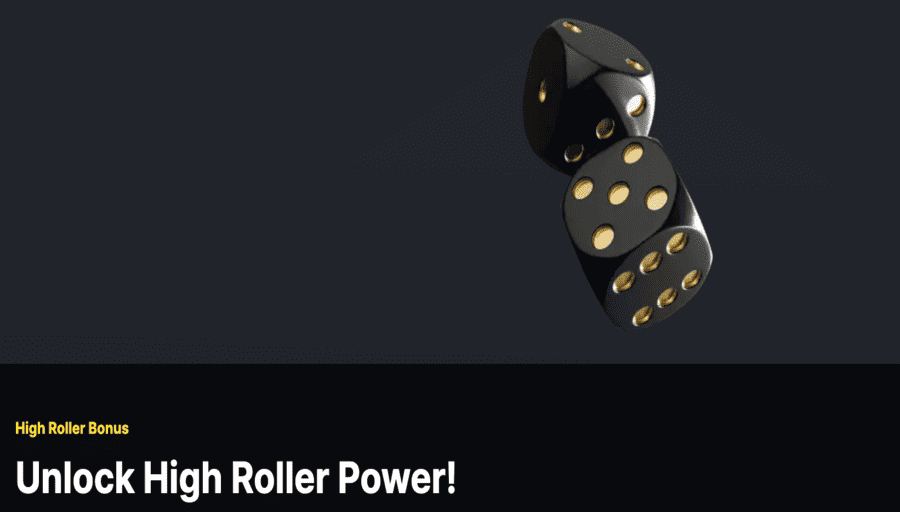 High rollers bonus at MenaceKing casino