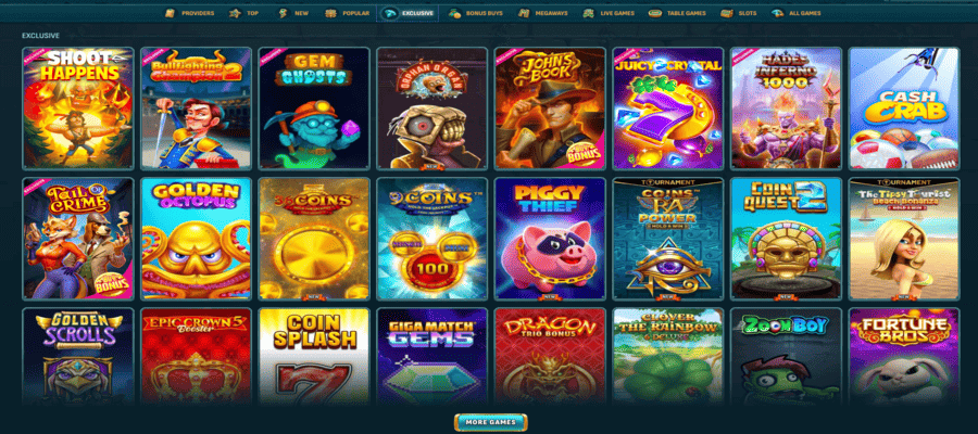 Exclusive games at Larabet Casino