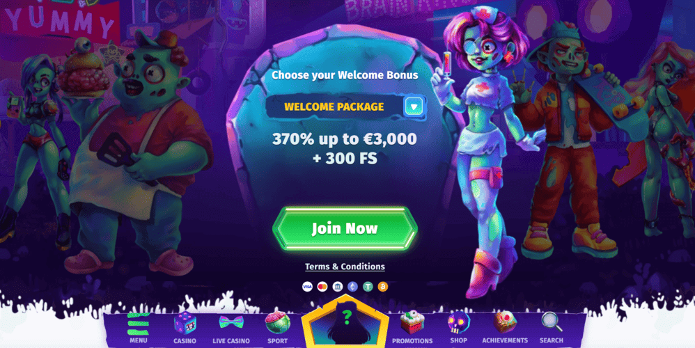 Casombie Casino Review: Welcome Bonus