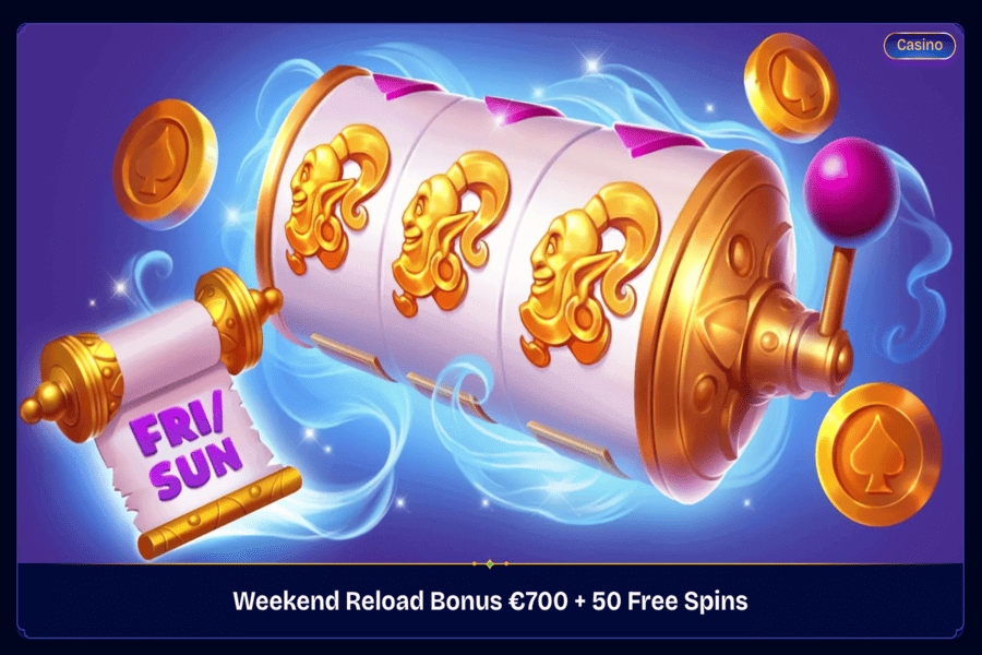 Reload Bonus at WishWin Casino