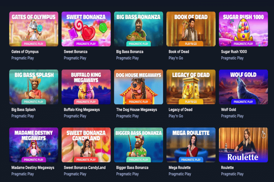 Trending games at Casinobet