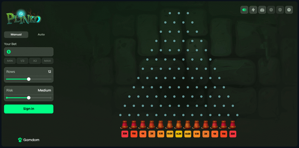 plinko - the gamdom originals