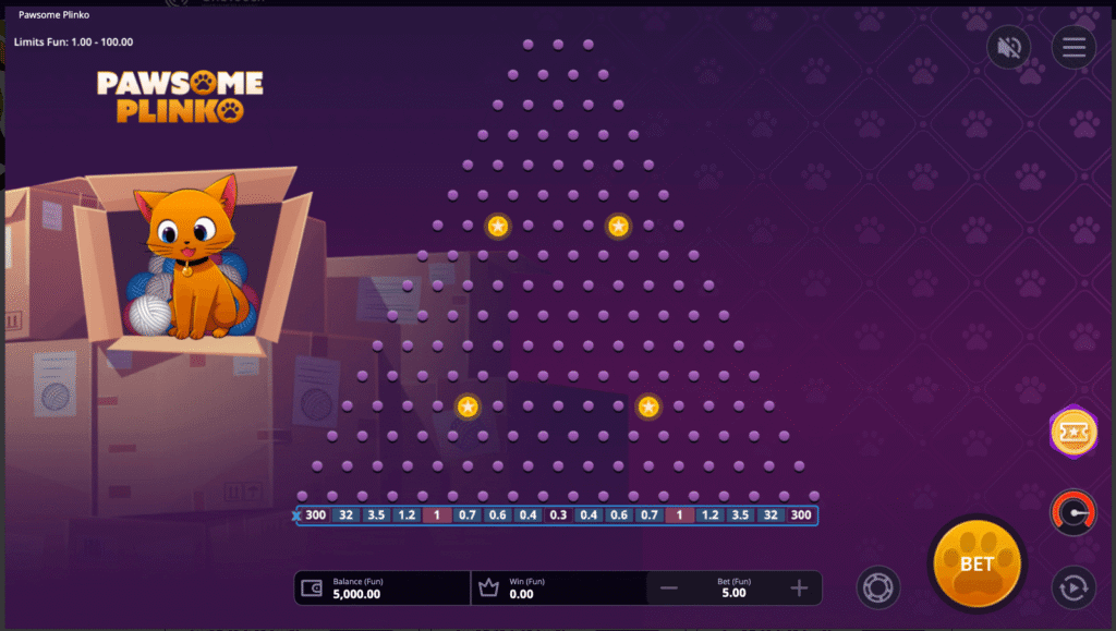 pawsome plinko game