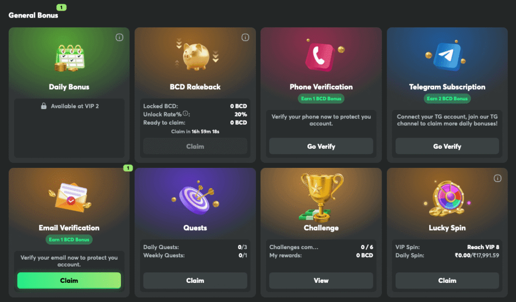 bc game no deposit bonus