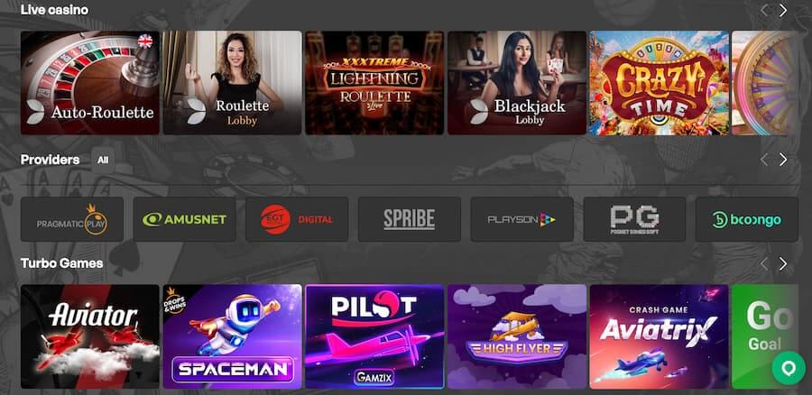 SirWin review live and crash games