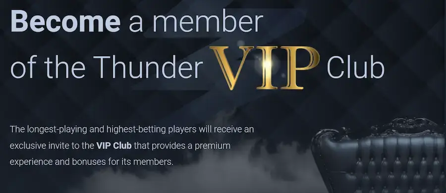 VIP program at Thunderpick