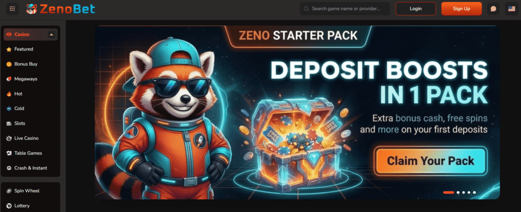 ZenoBet.io website