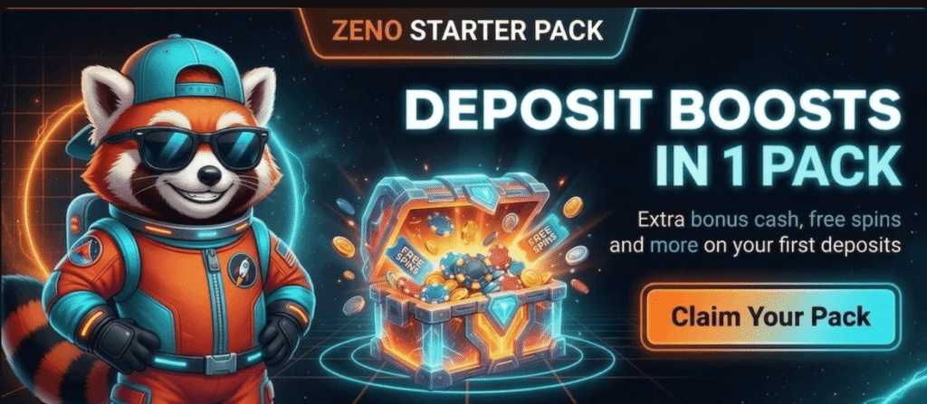ZenoBet.io welcome boost pack