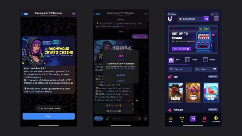 casinopunkz telegram casino