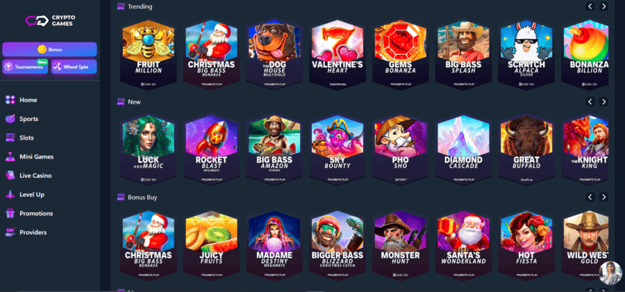 crypto-games slots