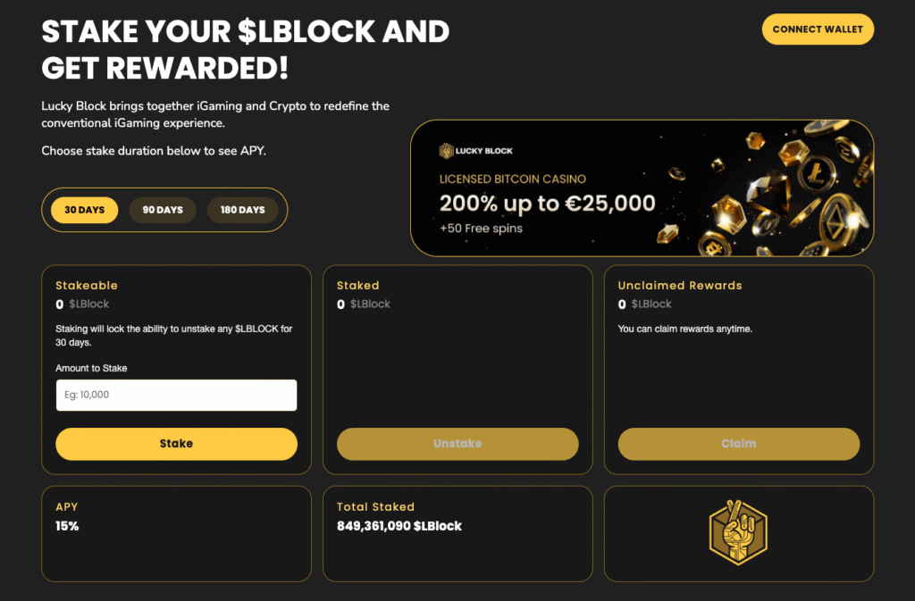 luckyblock staking rewards
