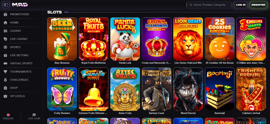 madcasino slots