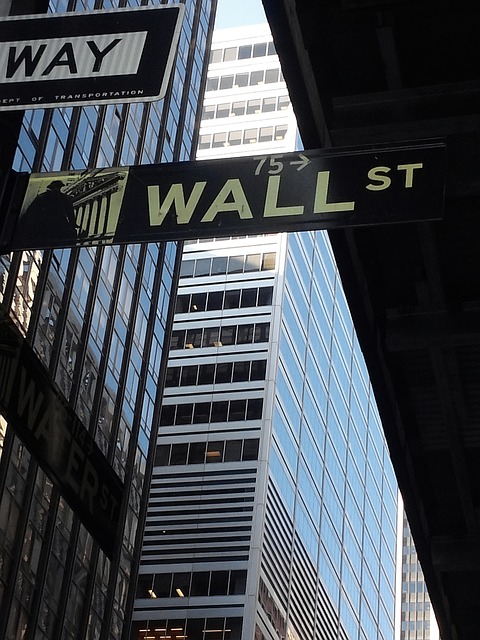 Wall Street sign, New York City