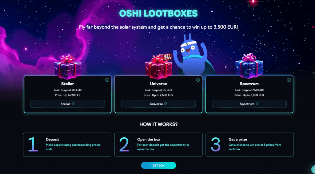 oshi casino lootbox