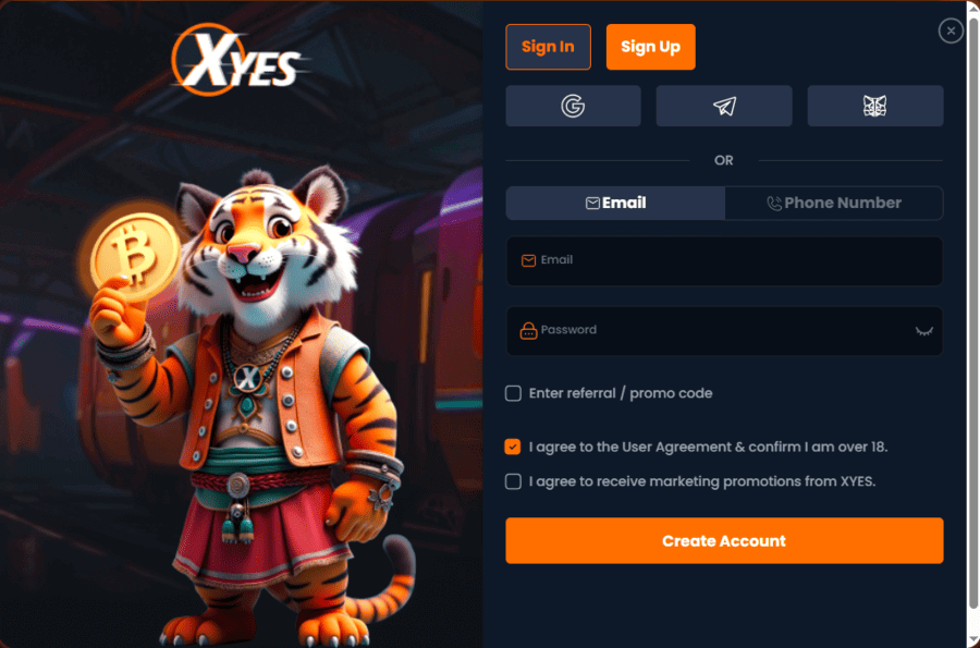 registration xyes